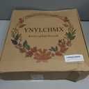 YNYLCHMX 18" Fall Wreaths for Front Door, Artificial Autumn Wreath with Sunflower Pumpkin and Berries for Home Porch Window Wall Farmhouse Decor, Indoor Outdoor, Holiday Decor