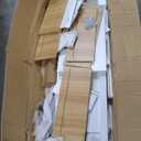 White Dresser 7 Drawer Dresser for Bedroom, Modern Fluted Dresser with Solid Wood Legs, Long Double Wooden Dresser Large Chest of Drawers for Living Room, Entryway, Hallway (Wood Fluted) (15.4"D x 51.2"W x 32.5"H (7 Drawers))