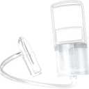 Nasal Aspirator for Baby, Portable Hand Puller Nose Sucker, Quiet Suction Easy to Operate | Reusable | Soft Silicone Nose Cleaner for Fast and Effective Relief of Nasal Congestion in Infant