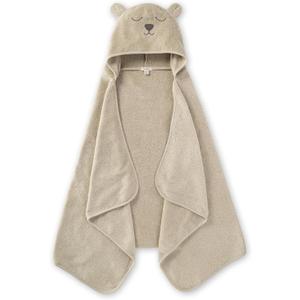 Burt's Bees Baby Toddler Hooded Animal Character Towels Organic Cotton, Unisex Bath Essentials, Soft Nursery Towel for Kids