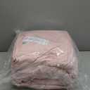 Joysoul King Size Down Comforter - All Season Ultra Soft Goose Down & Feather Fiber Fill, Luxury Hotel Pink Duvet Insert with Corner Tabs (104" X 88")