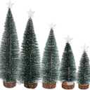 Glowing Colored Light Christmas Tree, mini Cedar-Needle-clad Tree, Desktop Decorative Tree, top-Star Artificial Small Tree, Christmas Decorations.