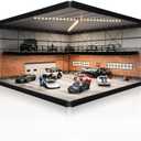 1/64 Diorama 2 Tier Garage Display Case for 1:64 Hot Wheels Diecast Cars
