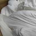 Bedsure Oversized King Comforter Set, White Soft Prewashed Bedding for All Seasons, 3 Pieces GentleSoft Bed Set, 1 Lightweight Comforter (120"x98") and 2 Pillowcases (20"x36")