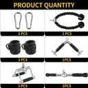 Cable Machine Attachment, LAT Pulldown Attachments, Home Gym Accessories, Triceps Pull Down Attachment
