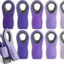 COOK WITH COLOR Bag Clips with Magnet for Food Storage with Airtight Seal Grip for Bread, Snack and Food Bags, Lavender, Pack of 10
