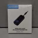 Premium Pro Bluetooth 5.4 Transmitter Receiver,Airplane Audio Adapter,Wireless Transmitter for TV/Travel Flight,Airline,Gym.Compatible with 2 AirPods/Headphones,Bluetooth Receiver for Car/Home Stereo (Black)