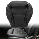 Priprilod Black Microfiber Leather Driver Side Bottom Replacement Seat Cover Compatible with Mercedes Benz C300 2015 2016 2017 2018 2019 2020 2021