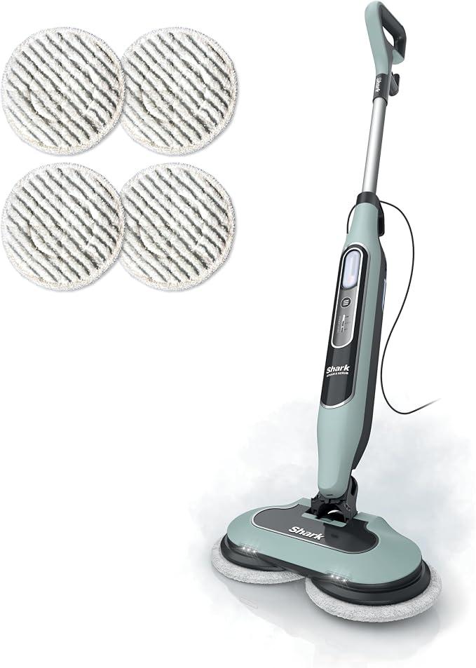 Shark Steam & Scrub Steam Mop, All-in-One Hard Floor Cleaner, Grey, S8001
LED Headlights, 4 Dirt Grip Soft Scrub Pads Included, XL Water Tank, Swivel Steering