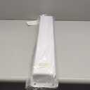 TaylorMade TAM344 Vinyl Covered Dock Bumper, White, 24"L x 4"T x 2-1/2"D