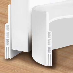 1 pc Strong Silicone Door Draft Stopper Under Door Draft Blocker, Insulator Door Sweep Weather Stripping, Noise Stopper, 38" Length, Strong Adhesive
