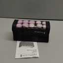 Remington Compact Ceramic Dual Voltage Hot Rollers for Long and Short Hair, Hair Setters, Hair Curlers, 1-1 " Purple/Black, 10 Piece Set