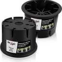 RV Trailer Jack Block 2-Pack Durable Leveling Stabilizer Blocks Supports up to 20000 Pounds with UV-Resistant Recycled Material, Ideal for RVs, Trailers, Campers and Motorhomes with Carry Bag