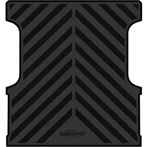 Heavy Duty Rubber Bed Mat for Toyota Tundra 5.5 ft Bed Liner, 2022 2023 2024 2025 Tundra Bed Mat, All Weather 5.5 ft Bed Mat for Toyouta Tundra Accessories, Black