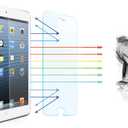 i-Deal 2pcs Anti-Blue Lights Tempered Glasses Tablet Screen Protector for iPad mini 1 iPad mini 2 iPad mini 3 Bubble-Free Installation Blocks Excessive Harmful Blue Light Great for Eyes