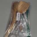 Wooden Spoons for Cooking - 7 Pieces Wooden Kitchen Utensils Set, Smooth Natural Teak Wood Utensil Set, Nonstick Heat-Resistant Cooking Utensils - Lightweight & Sturdy, Wooden Spatula for Cooking