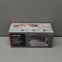 Mueller Vegetable Chopper Mandoline Slicer, Food Veggie Chopper, Cheese Grater, Onion Vegetable Cutter with Container, Dicer, Kitchen Gadgets & Essentials, White Sand/Grey (6 blade)