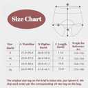 3 Pack Women's Incontinence Underwear Washable, Double Elastic High Waist Adult Incontinence Protective Briefs, Reusable for Light Bladder Leakage(L-Waist: 24.4''~38.6'')