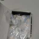 Asidrama 10 Pack Matte Black and Champagne Bronze Kitchen Knurled Cabinet Knobs Dresser Knob Drawer Knobs Cabinet Hardware Zinc Knob for Dresser Drawers (Single Hole Knob)