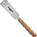 Mini Hand Saw, 6 Inch Japanese Pull Saw with Double Edges 15/17 TPI Flush Cut Saw for Woodworking DIY Projects (style B)