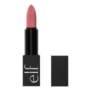 e.l.f. O Face Satin Lipstick, Richly Pigmented, Nourishing & Long-Lasting Creamy Lipstick, Infused With Jojoba, Vegan & Cruelty-Free, Effortless (1 Count (Pack of 1))