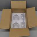 Dicunoy 2 Pack Glass Butter Dishes, Small Round Butter Keeper with Dome Lid and Handle, Clear Butter Serving Container with Cover, Round Crystal Mini Butter Cloche for Candy, Dessert, Parfait, Jam