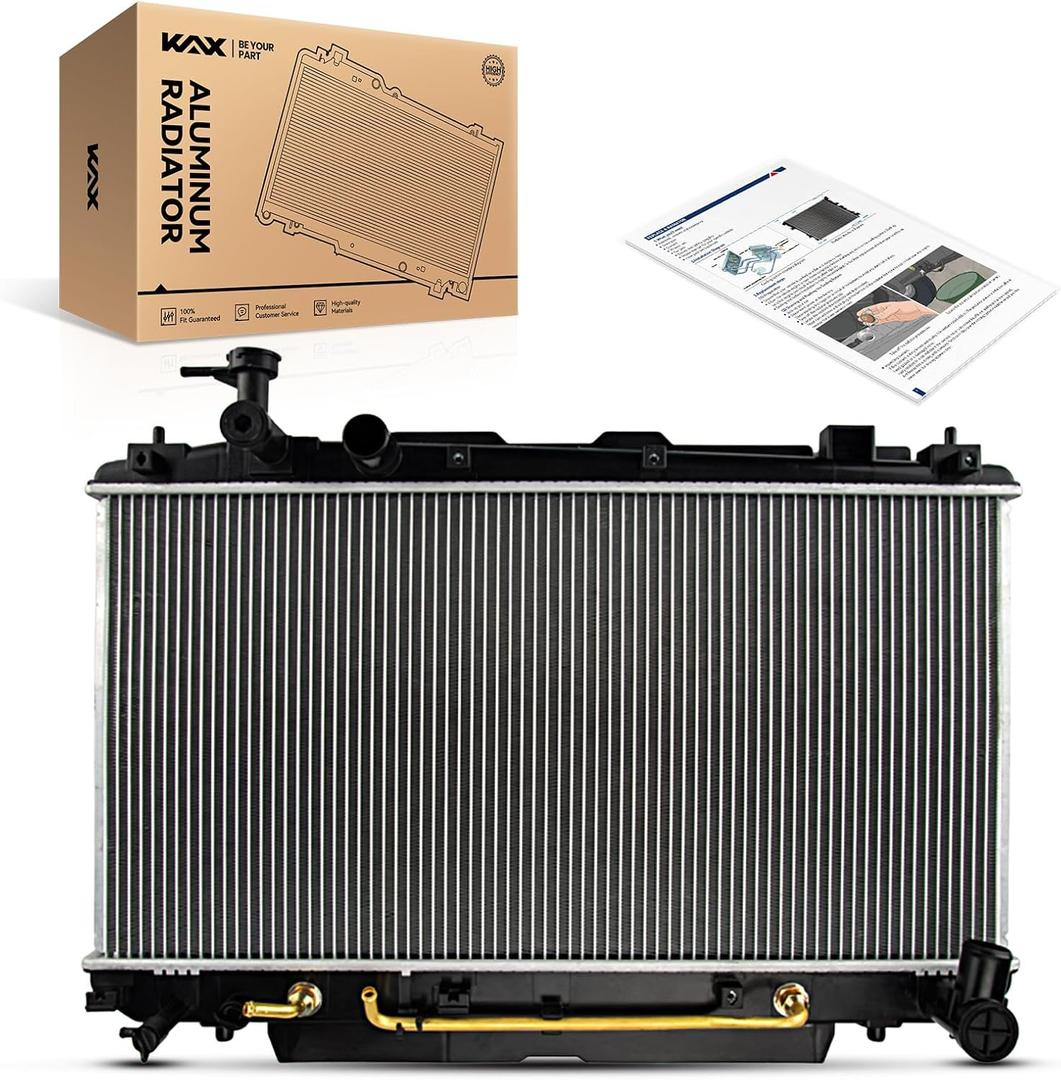 KAX CU2403 Engine Radiator Replacement, Compatible with 2001-2003 RAV 4 2.0L, 2004-2005 RAV 4