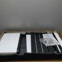 SERWALL Folding Adirondack Chairs Patio Chairs Lawn Chair Outdoor Weather Resistant for Patio Garden, Backyard Deck, Fire Pit - Black (1 PACK)