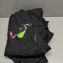 Pionner Camp Womens Ski Jacket Snow Coat Waterproof Baggy Anorak Snowboard Hoodie Insulated Pullover Winter Sports Mountain (XX-Large, Black)