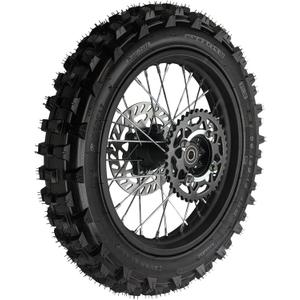 14" Rear Wheel Rim Tire Assembly For Dirt Pit Bike Trail 90/100-14 Rear Wheel Rim Tire Fits 125/140/150/160cc Pit Dirt Bike KLX65 Apollo Kayo TT SSR 125 140 Includes Brake Rotor and Sprocket (14 inch)