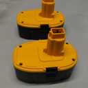 2Pack 18V 6000mAh Battery Replacement for Dewalt 18 Volt DC9096 Li-ion Batteries, Compatible with DC9096 DC9098 DC9099 DE9096 DE9095 DW9096 DW9098 DW9095 DC9182 Cordless Power Tools