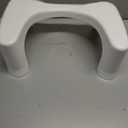 Squatty Potty Simple Curve Bathroom Toilet Stool 7" White