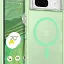 BENTOBEN for Google Pixel 7 Case [Compatible with Magsafe] Translucent Matte Magnetic Pixel 7 Case Magsafe Slim Thin Shockproof Women Men Protective Phone Cover for Google Pixel 7 6.4", Matcha Green
