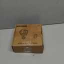 Kohree RV Adapter Plug 30 Amp to 15 Amp 110V, RV Power Electrical Adapter Cord 15A Male to 30A Female 12" with Twist Lock & LED Indicator