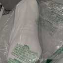 Bremorou Cervical Neck Roll Pillow Cover with Zipper Round Pillow Covers, Soft Bolster Pillowcases for Cylindrical Cushion, Neck Roll Pillow Case Only (16.14 X 5.9 Inch, White)