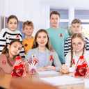 122 Pcs Ribbons Awareness Accessories Includes Ribbons Bracelets Stickers Pins Pens Keychain for School Charity Fundraiser Public Activities Supplies(Red Ribbon,Red)