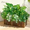 12 Bundles Artificial Plants Outdoor,UV Resistant Fake Greenery Stems with Large Shrubs Faux Plastic Plant for Outside Front Porch Planters Garden Window Box Patio Decor(Pot Not Included)