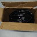 16/3 10A 125V 1250W 100 Ft Outdoor Extension Cord Waterproof, Weatherproof & Flame Retardant Black 3 Prong Power Cord Outside for Lawn & Garden, SJTW ETL Listed