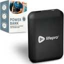 LifePro Portable Powerbank for AllevaRed, AllevaRed Pro, and BioRecover - 15,000mAh Battery Pack with USB 3.0 and 12V DC Output for Wellness Devices
