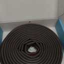 Bantie 40FT Weather Stripping Door Seal - Self Adhesive Weather Insulation Strip Weatherstripping Silicone D Shaped Seal Strip Door Frame Gap Filler/Window Soundproofing (Black)