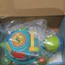 Musical Turtle Baby Toys 6-12 Months, Bilingual Educational Crawling Toys 7 8 9 10 Months, Light up Infants Tummy Toy with Sound, Number, Letters, Gifts Present for Baby 4 5 6 12 Month (Green)