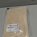 PONY DANCE Sidelight Door Curtain - 70% Blackout Patio Panel Top and Bottom Rod Pocket French Door Curtain for Privacy Bonus Tiebacks, 25 x 72-inch, Biscotti Beige, 1 Panel