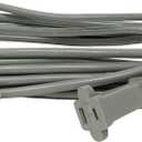 Woods Light Duty Extension Cord, 20Ft, 16 Gauge, Small Appliance Cord, SVT, Gray, 990547