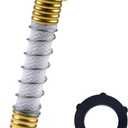 RV Flexible Hose Protector, RV Water Hose Extension & Faucet Protector - Eliminates Hose Crimping and Straining at Water Connections, Flexible Hose Adapter for RV, Garden, Outdoor Essentials
