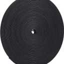 1/2 inch Reusable Fastening Tape Cable Ties Double-Sided Hook-and-Loop Cable Management Tape (Black 25 Yards)