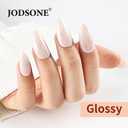 5 x JODSONE Professional 16.5ml Light Nude Soak Off Gel Polish U V Cured Nail Lacquer for Salon Quality Manicures at Home Chip Resistant Long Lasting Nail Art Polish