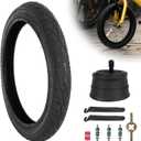 14 Inch Bike Tire, 14x1.75/47-254 Tire and 14x1.75/2.125 Inner Tube with 32MM Schrader Valve for Kids BMX Bike Folding Bicycle