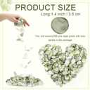 Tigeen 600 Pcs Sage Green Silk Rose Petals Artificial Flower Petals for Wedding Flower Girl Basket Aisle Scatter Dinner Centerpieces Party Bridal Shower Romantic Night Decor