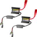 2 PCS DC 12V 55W Xenon HID Ballast, Ultrathin Xenon HID Ballast Control Unit with Igniter Module, DC Headlight Stabilizer Control Module Replacement, Car Accessories