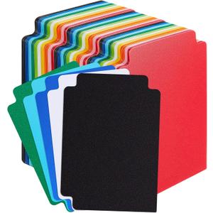 Trading Card Dividers Multicolor Card Page Dividers Frosted Plastic Separator with Tabs for Games Sports, 2.7 x 3.8 Inches(150 Pieces)